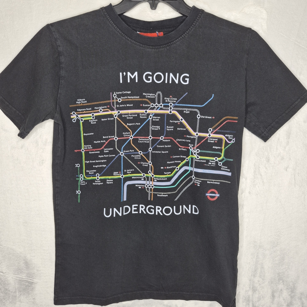 London Underground Map T Shirt Mens M Im Going Underground Transport For London